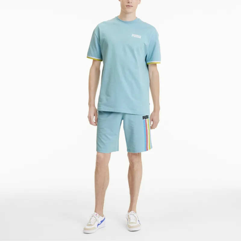 PUMA BRATION T-Shirts Men Sky Blue-3