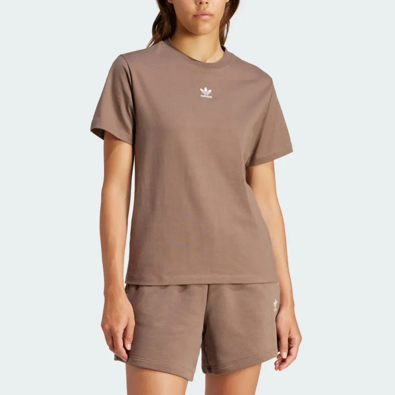 Adidas Originals T Shirt Women's Brown-1