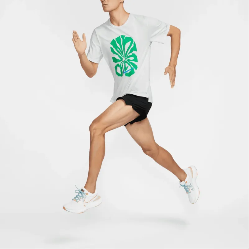 Nike RISE 365Dri Fit RUN ENERGY T Shirt Men's White-2