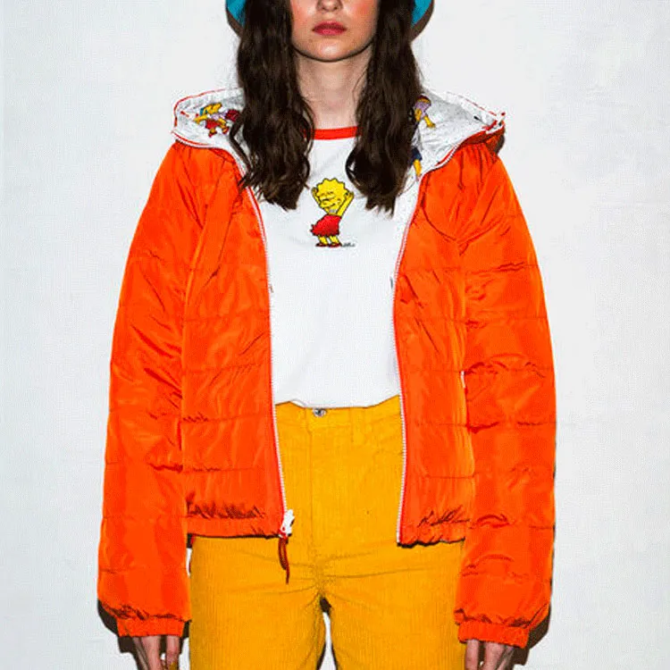 The Simpsons X Levis Jackets Women's White-4