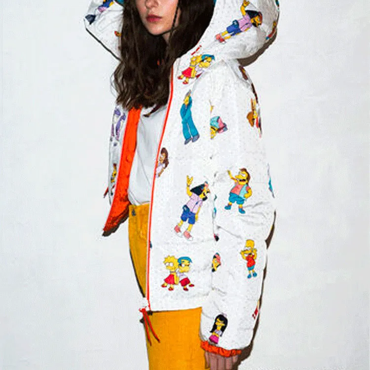 The Simpsons X Levis Jackets Women's White-5