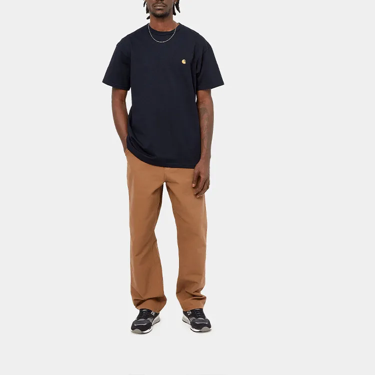 Carhartt WIP Logo Embroidered Crewneck T Shirt-2