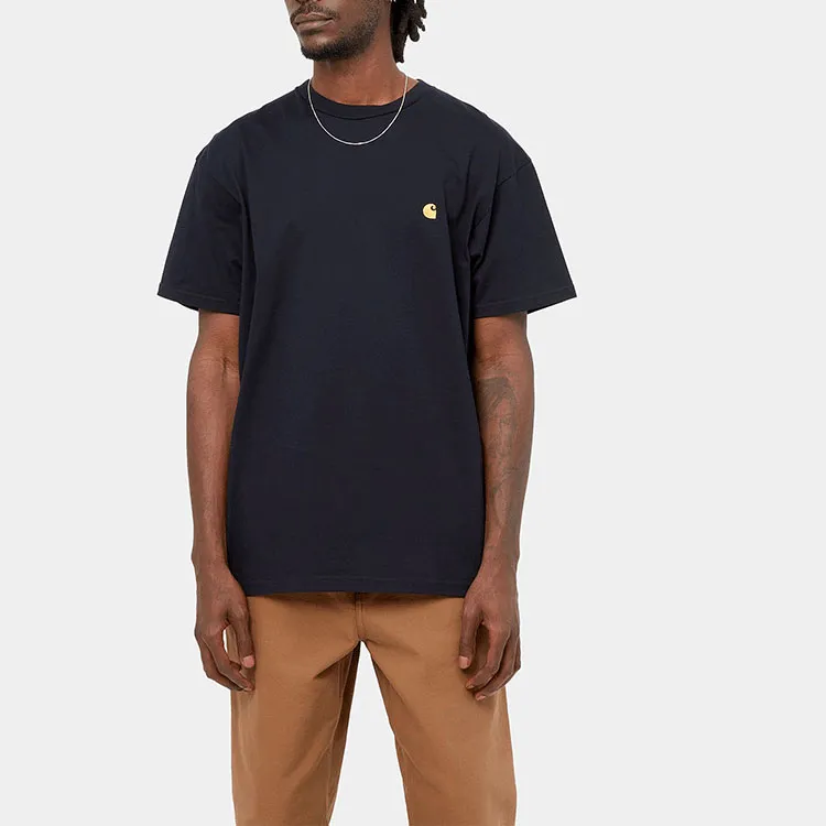 Carhartt WIP Logo Embroidered Crewneck T Shirt-3