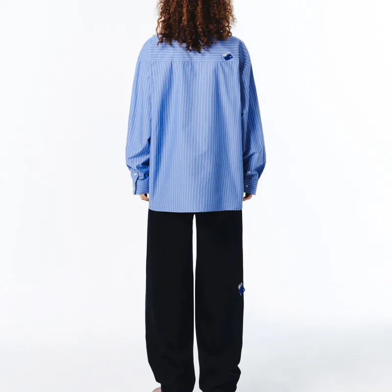 ADER ERROR Striped Cotton Shirt-3