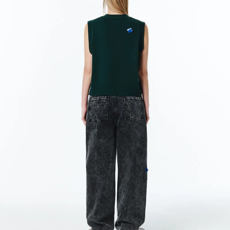 ADER ERROR V-Neck Knitted Vest-4