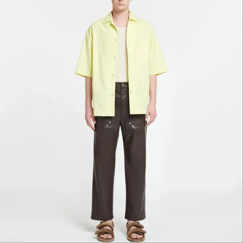 NANUSHKA Bodil Short sleeve Cotton Shirt-2