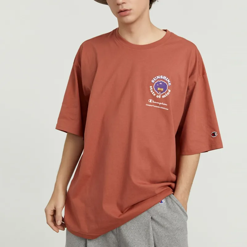 Champion T-Shirts Unisex Brown-2