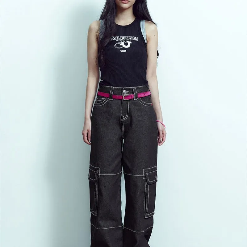Kirsh x TRUERELIGION SS24 Tank Tops Women's Black-1