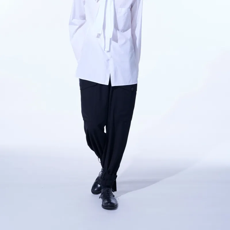 Yohji Yamamoto S'YTE SS24 Cargo Pants Unisex Black-2