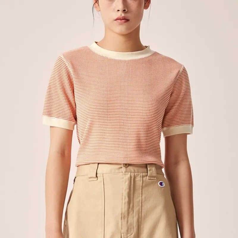 Champion SS24 Regular T Shirt Women's Orange-2