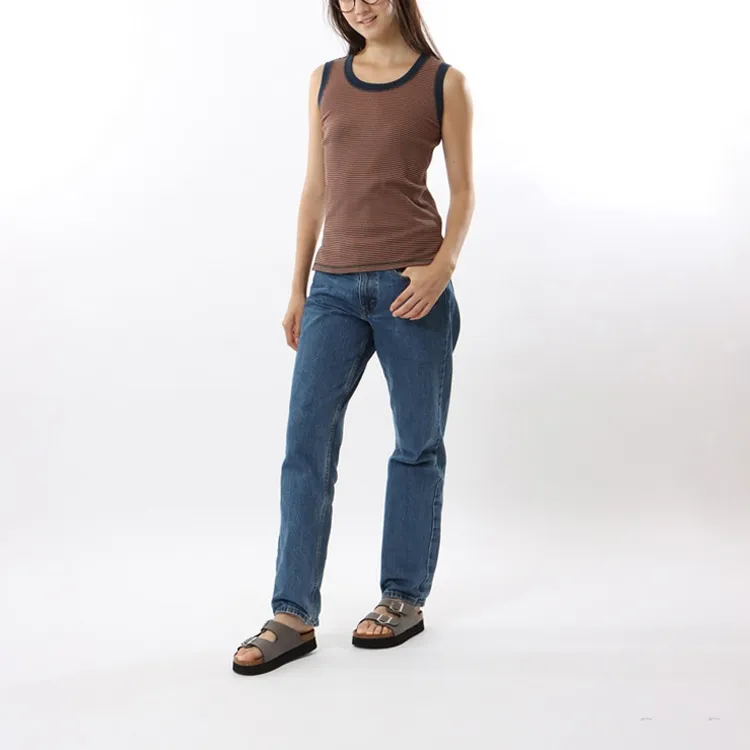 Champion SS24 Tank Top Women's Marine Blue/Brown-2