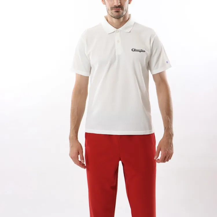 Champion SS24 Polo Shirt Men's White-1