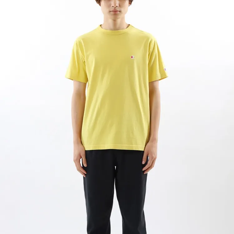 Champion T-Shirt Unisex Vintage Yellow-1