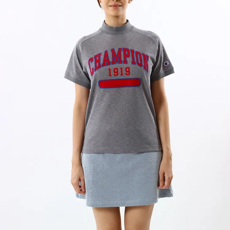 Champion T Shirt Women's Charcoal-2