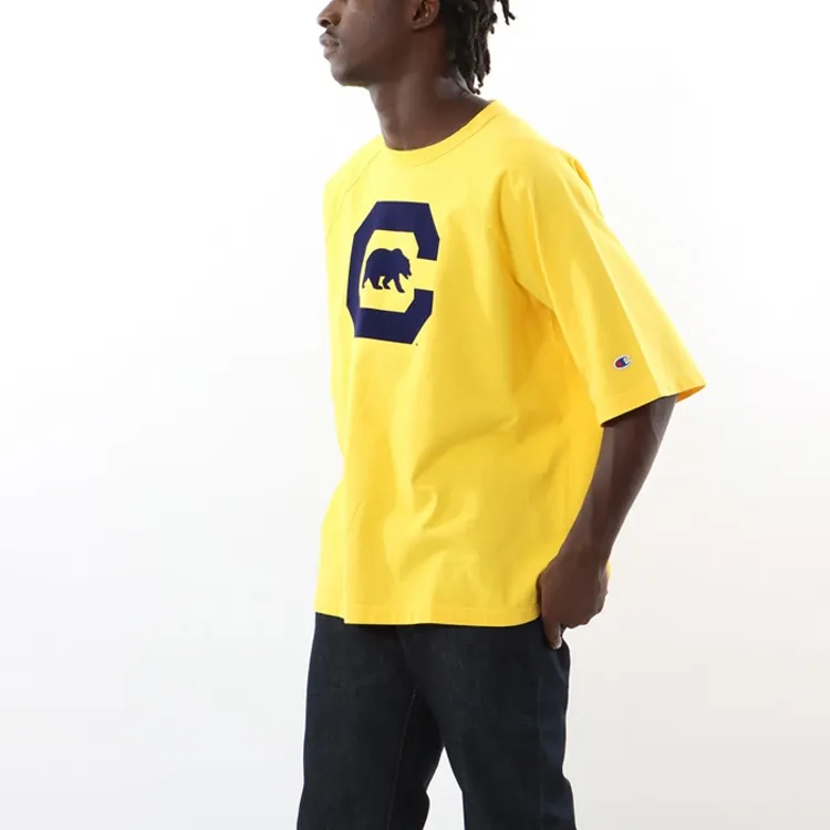 Champion T-Shirts Unisex Yellow-2