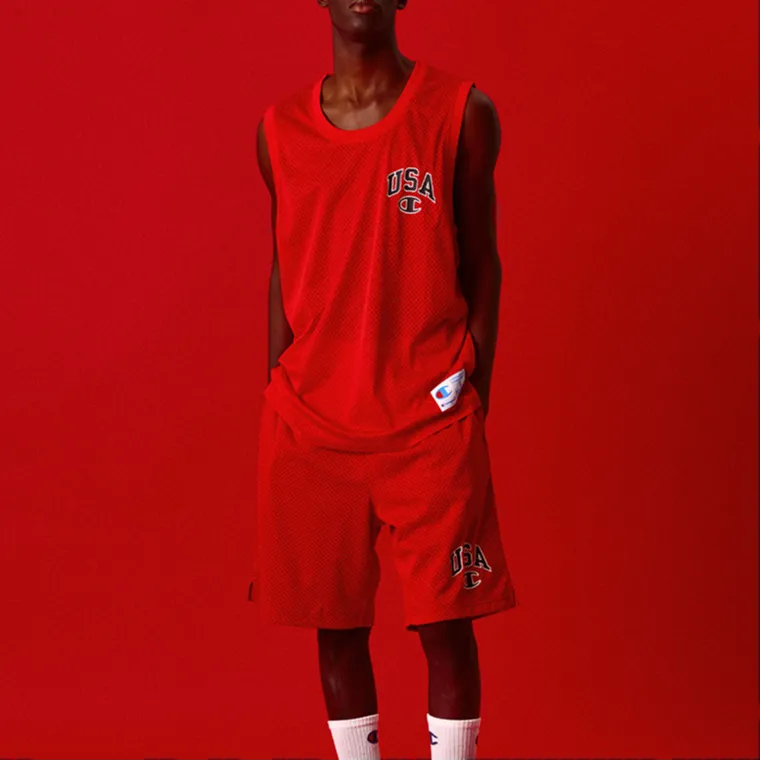 Champion Tank Tops Men Red-2
