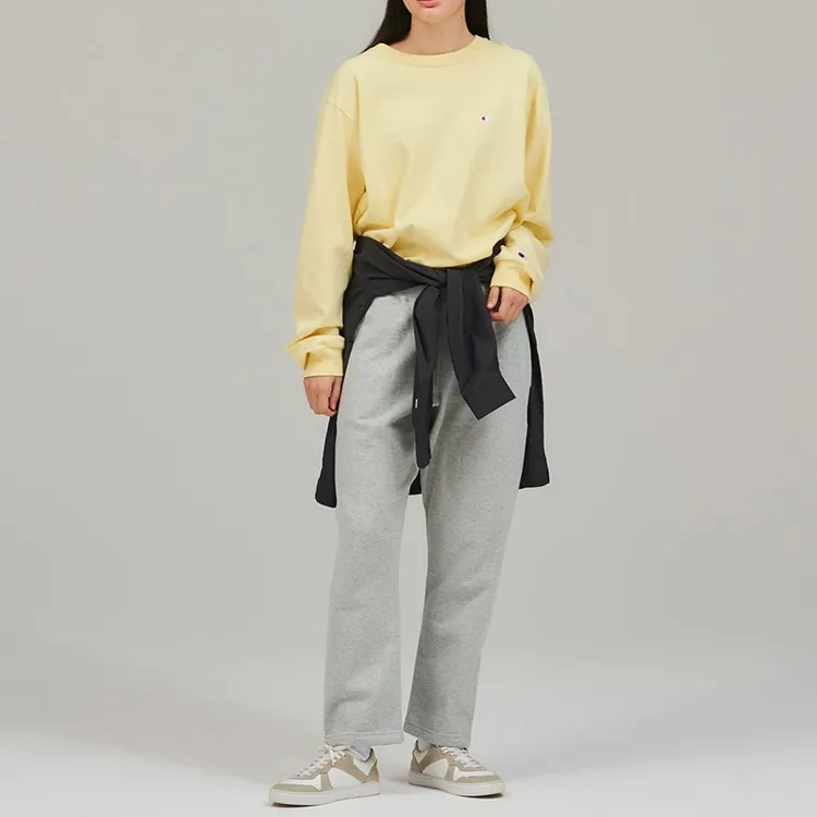 Champion SS24 Knitted Sports Pants Unisex Oxford Gray-2