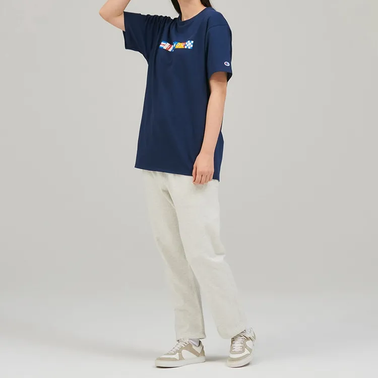 Champion SS24 Knitted Sports Pants Unisex Oat-2