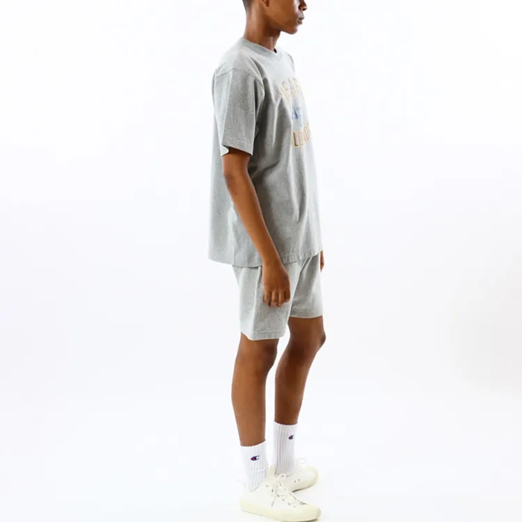 Champion T-Shirt Unisex Grey/Gold-3