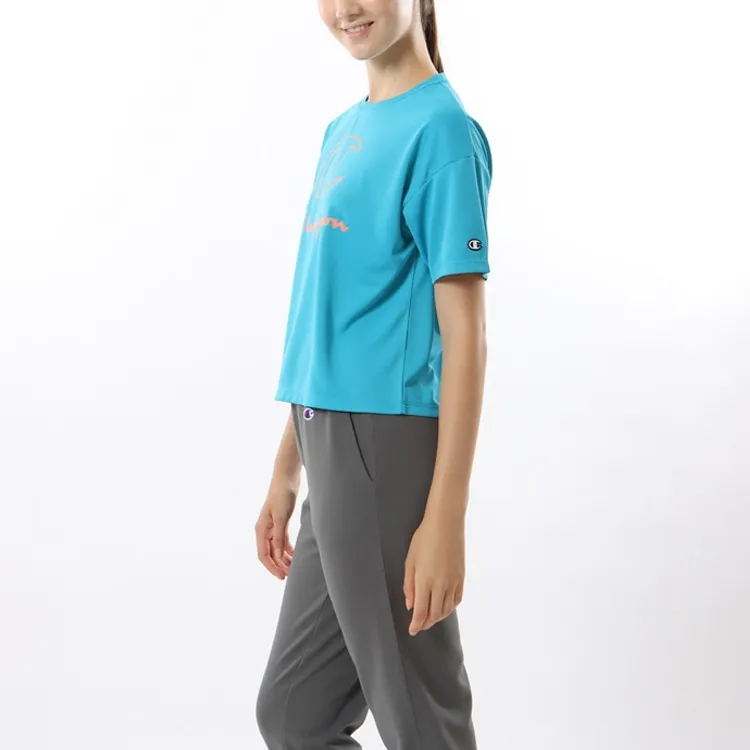 Champion T Shirt Women's Turquoise-3