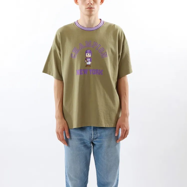 Champion T-Shirt Men's Olive Brown-1