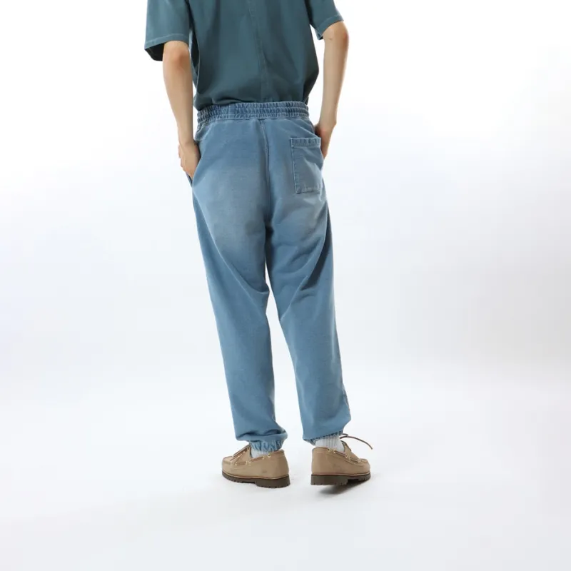 Champion SS24 Knitted Sports Pants Men's Stone Wash Blue-3