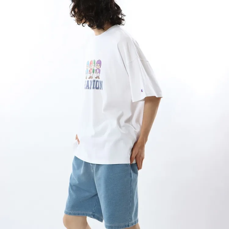 Champion T Shirts Men White-2