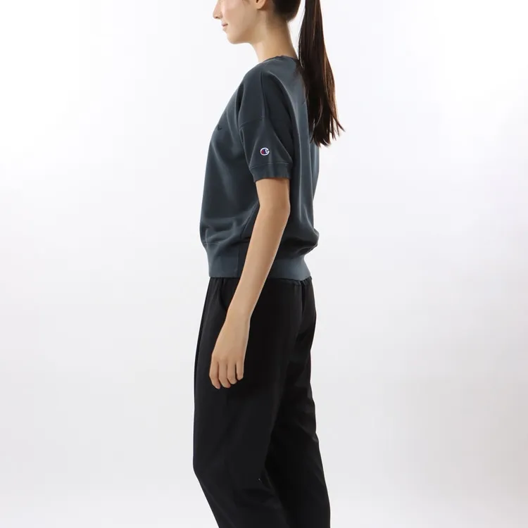 Champion SS24 Sweatshirt Women's Beige Black-3