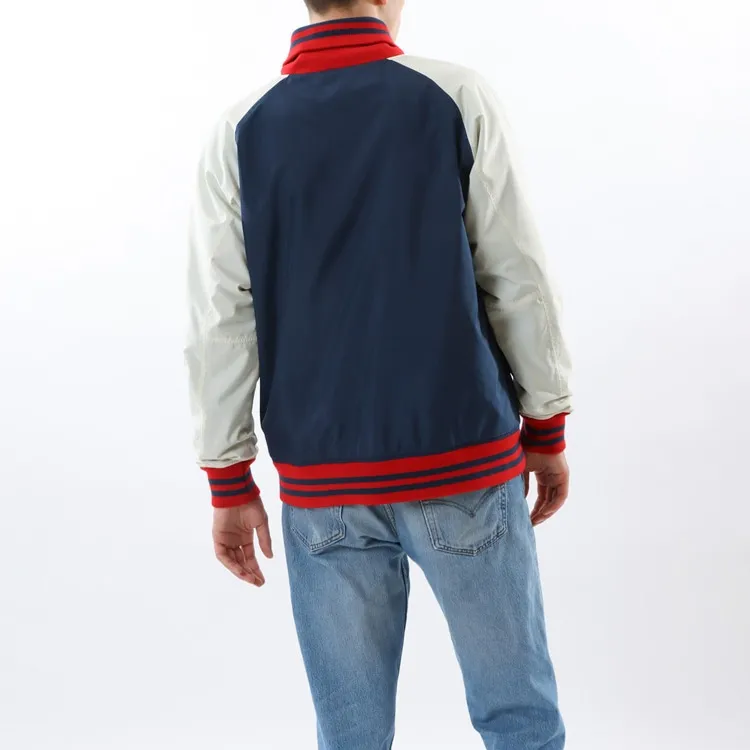 Champion SS24 Baseball Jacket Men's Marine Blue-3