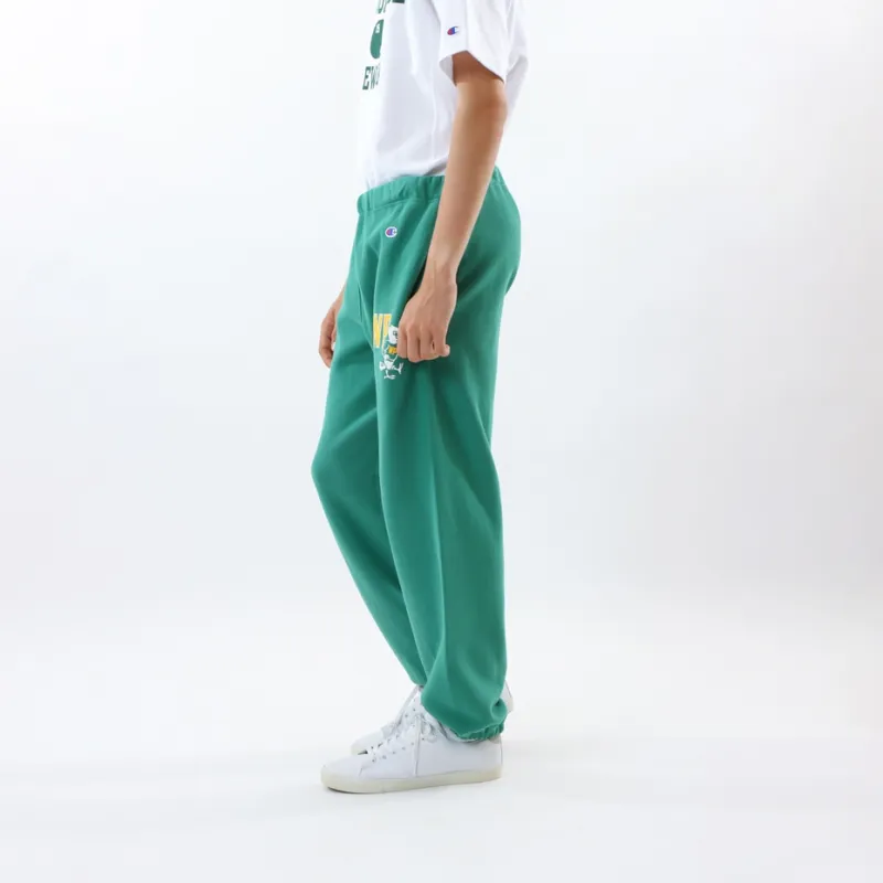 Champion SS24 Knitted Sports Pants Unisex Medium Green-4