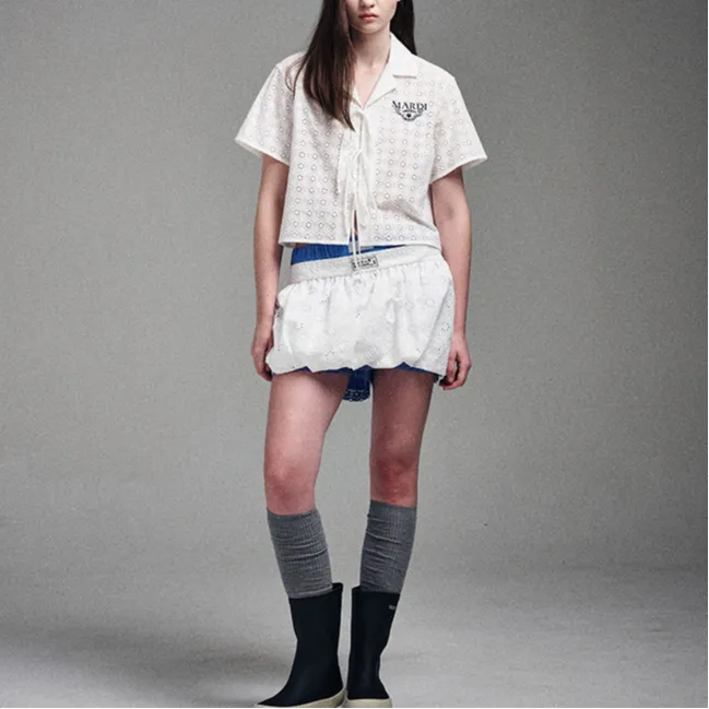 MARDI MERCREDI SS24 Shirt Women's White-1