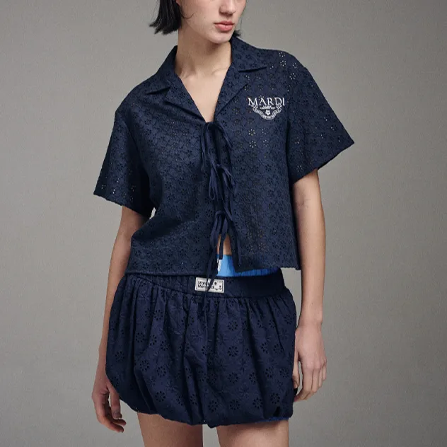 MARDI MERCREDI SS24 Shirt Women's Deep Navy Blue-2