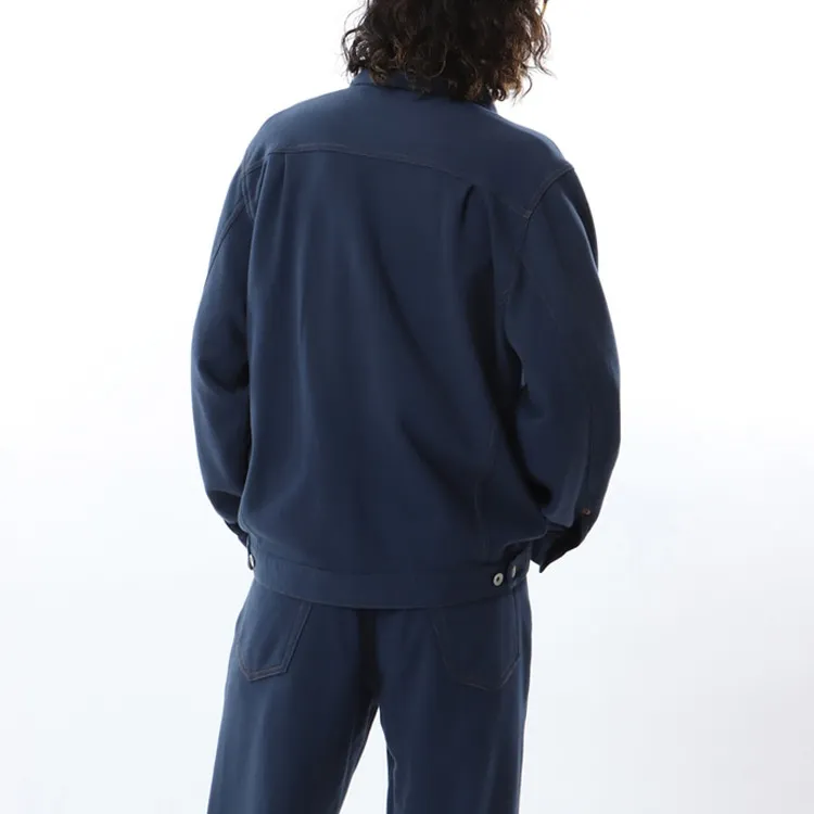 Champion SS24 Denim Jacket Men's Marine Blue-2