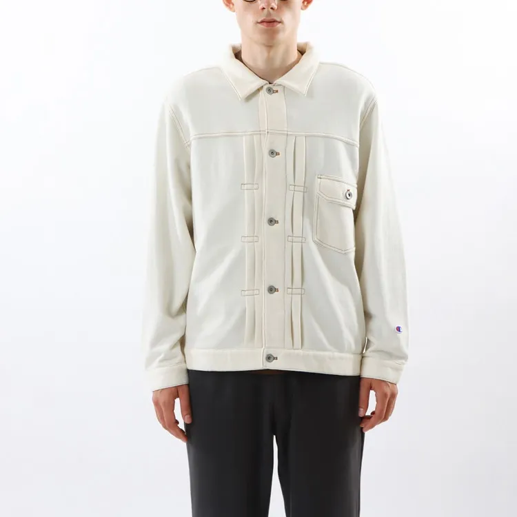 Champion SS24 Denim Jacket Men's Natural-1