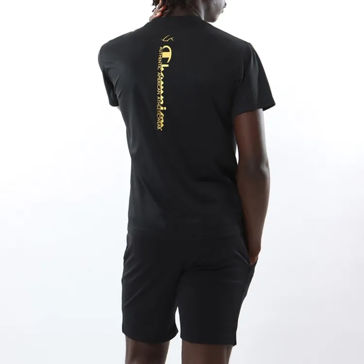 Champion T-Shirt Unisex Black/Gold-2