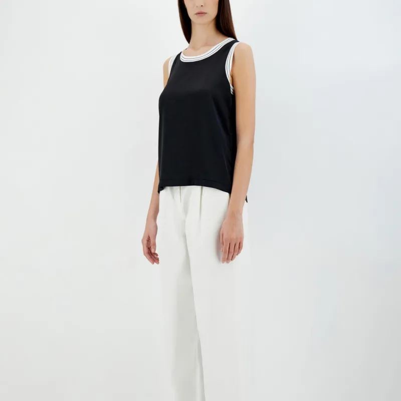 HERNO Sleeveless Satin finish Top-4