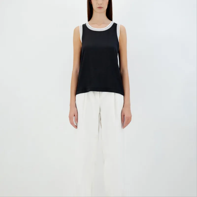 HERNO Sleeveless Satin finish Top-5