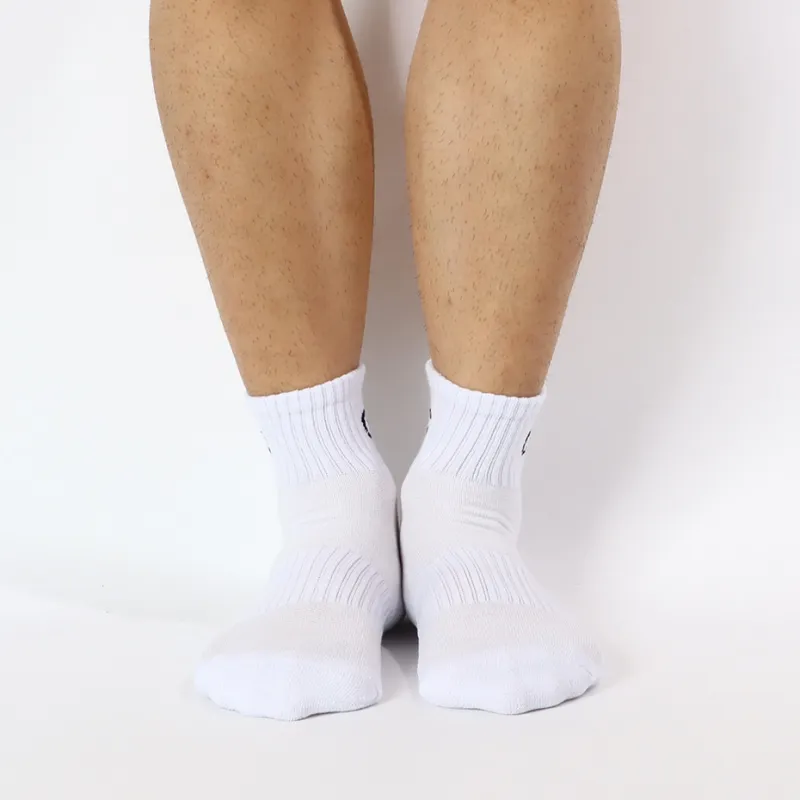 Champion SS24 Mid Calf Socks Men's 3 Pack White-3