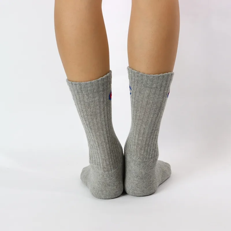Champion SS24 Knee-High Socks Men's 3 Pack Heather Gray-3
