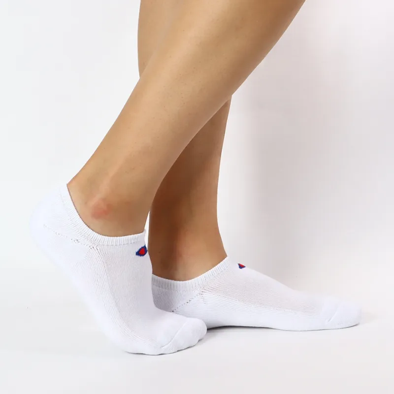 Champion SS24 No-Show Socks Men's 3 Pack White-2