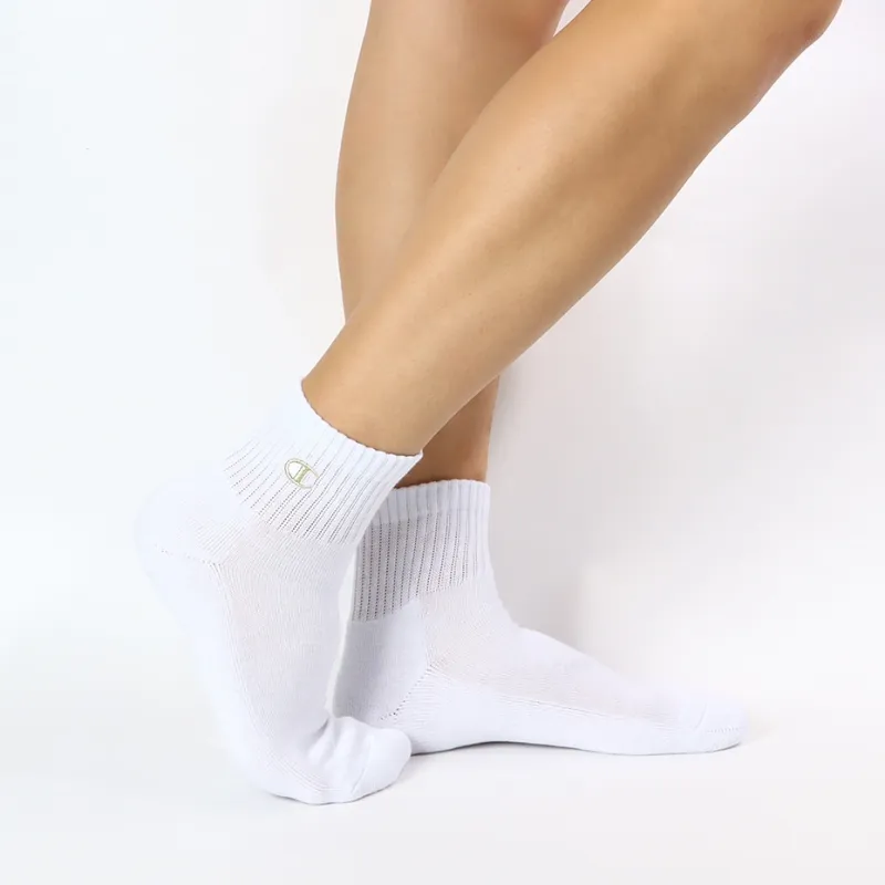 Champion Mid-Calf Socks Men's 3 Pack White-3
