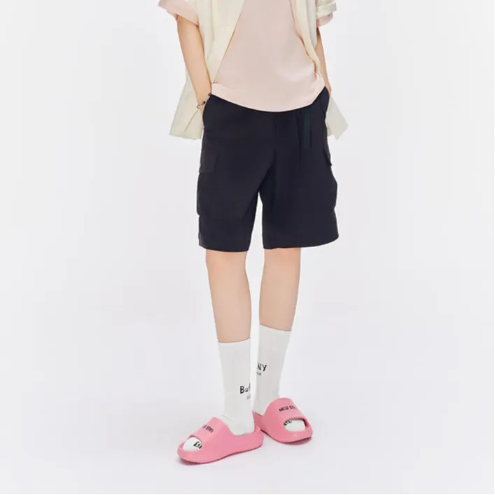 New Era SS24 Cargo Shorts Unisex Black-1