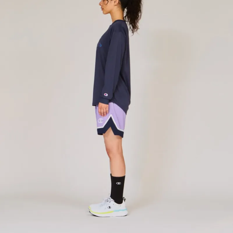 Champion FW24 Casual Shorts Women's Light Purple-2