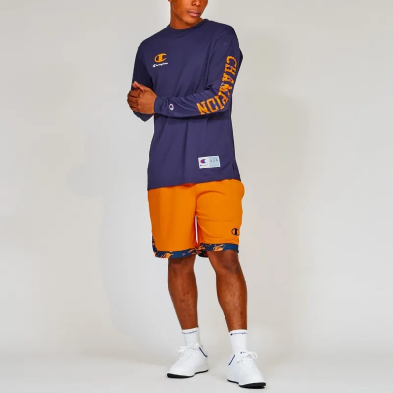 Champion FW24 Casual Shorts Men's Orange-1