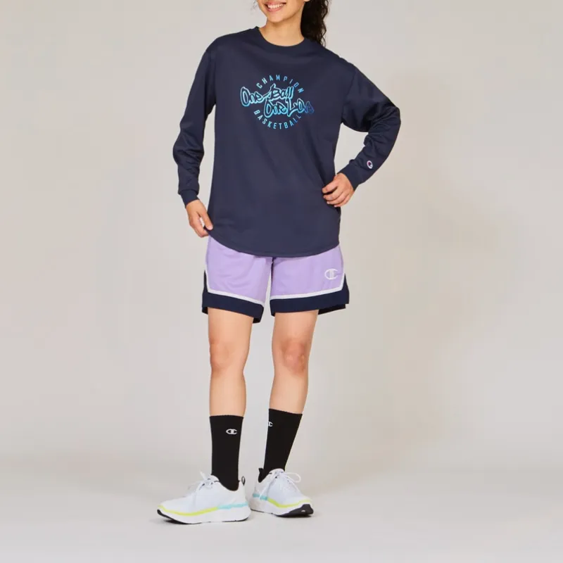 Champion FW24 Casual Shorts Women's Light Purple-1