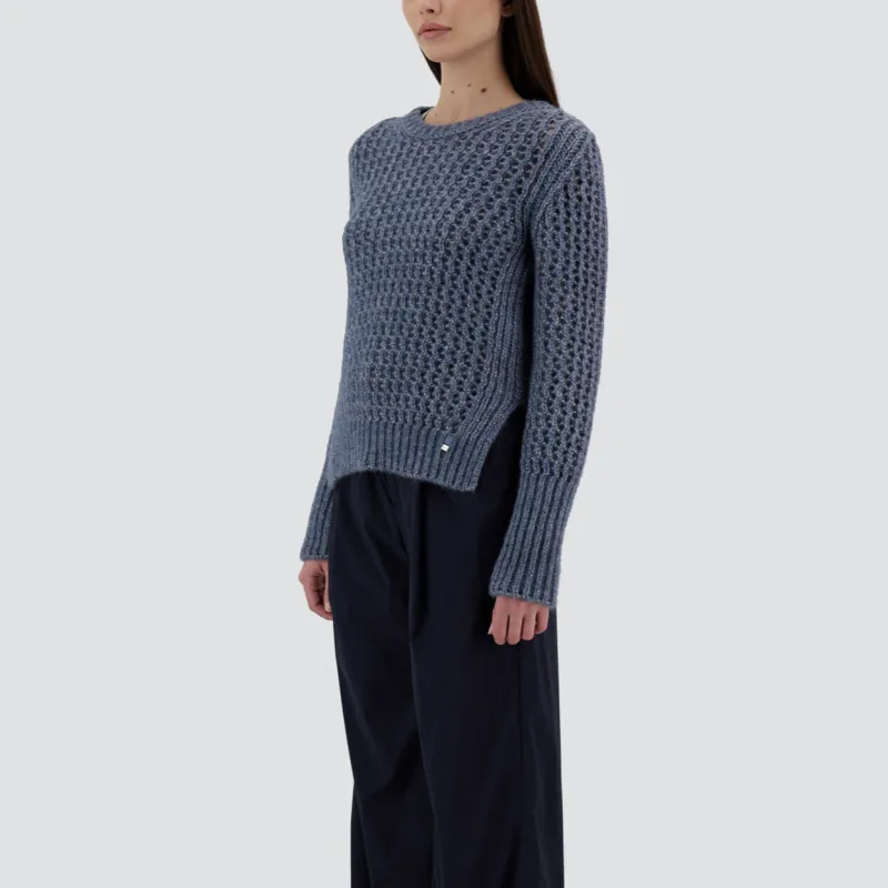 HERNO Sweater Women's Air Force Blue-4