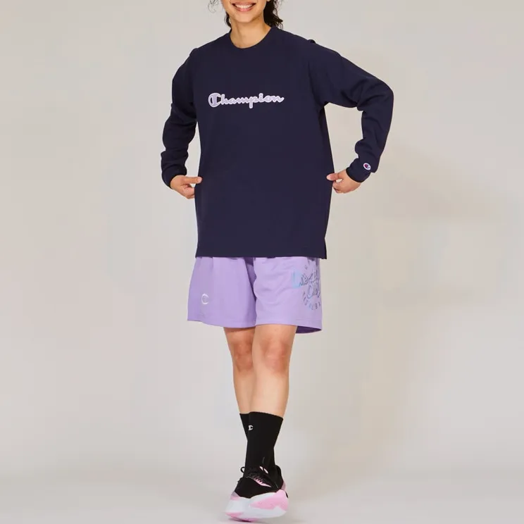 Champion FW24 Casual Shorts Women's Light Purple-1