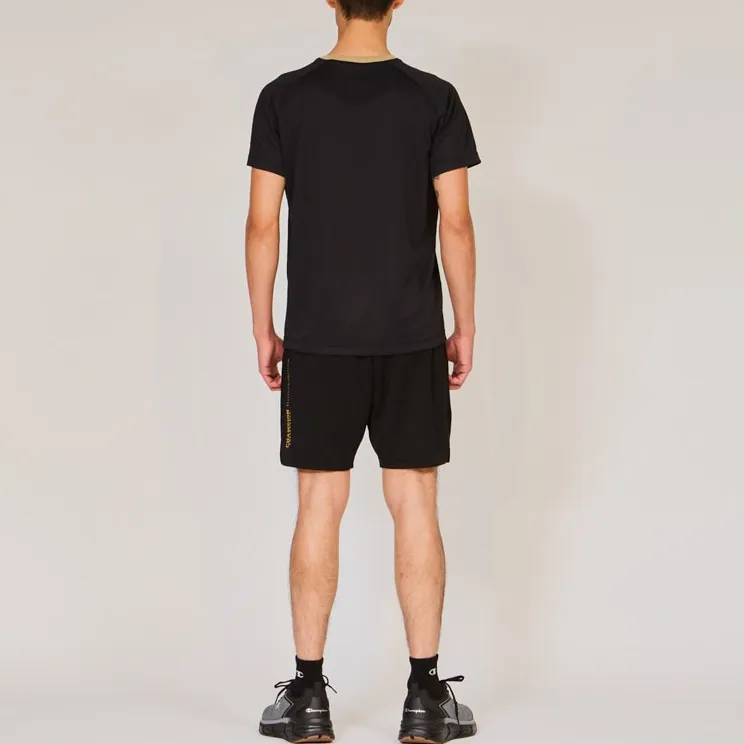Champion FW24 Casual Shorts Men's Black/Gold-3