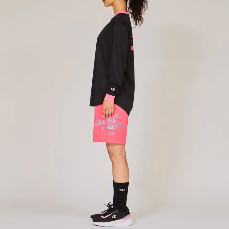 Champion FW24 Casual Shorts Women's Purple Pink-1
