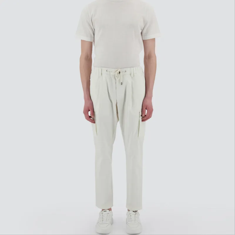 HERNO Drawstring Cargo Trousers-2